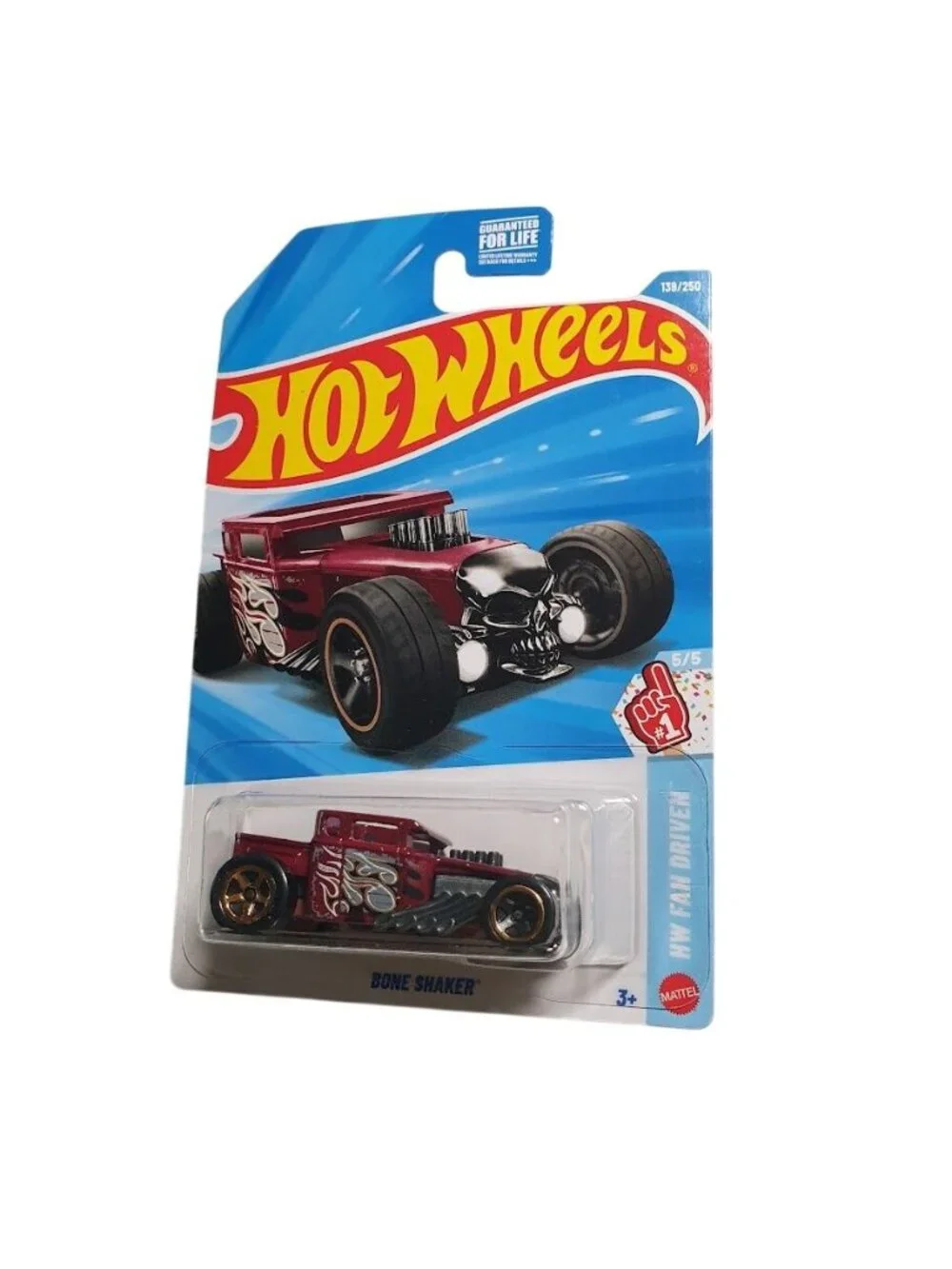 Hot Wheels Bone Shaker HW Fan Driven Limited Edition 139/250 Collector Model Die